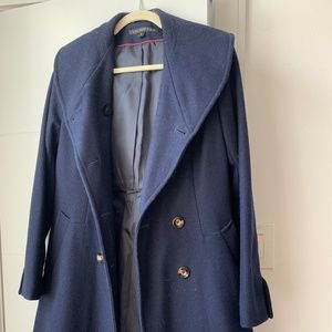 *Moving Sale* Via Spiga navy wool dress coat